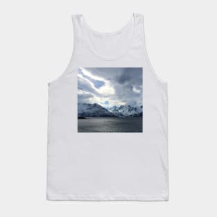 Snowy Mountains Near Øksfjord, Norway Tank Top